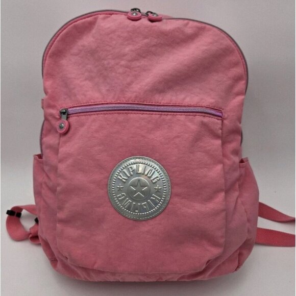 Kipling Seoul K12353 6EU Chuwy FH KL Backpack Cool Pink Hologram Bag‎ Preppy